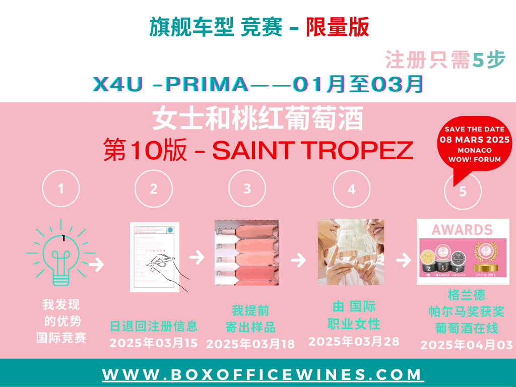 桃红葡萄酒比赛 concours vin rose saint tropez